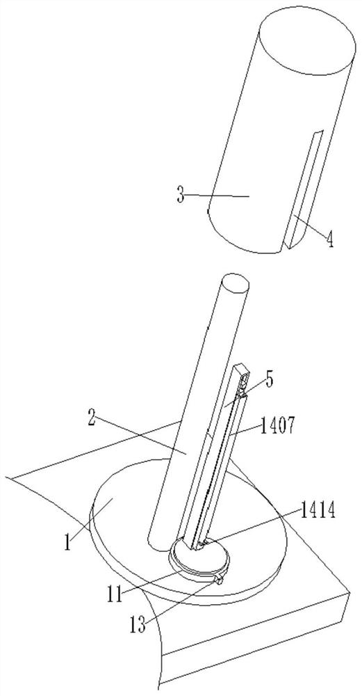 Staple fiber spinning device with auxiliary winding and coiling structure