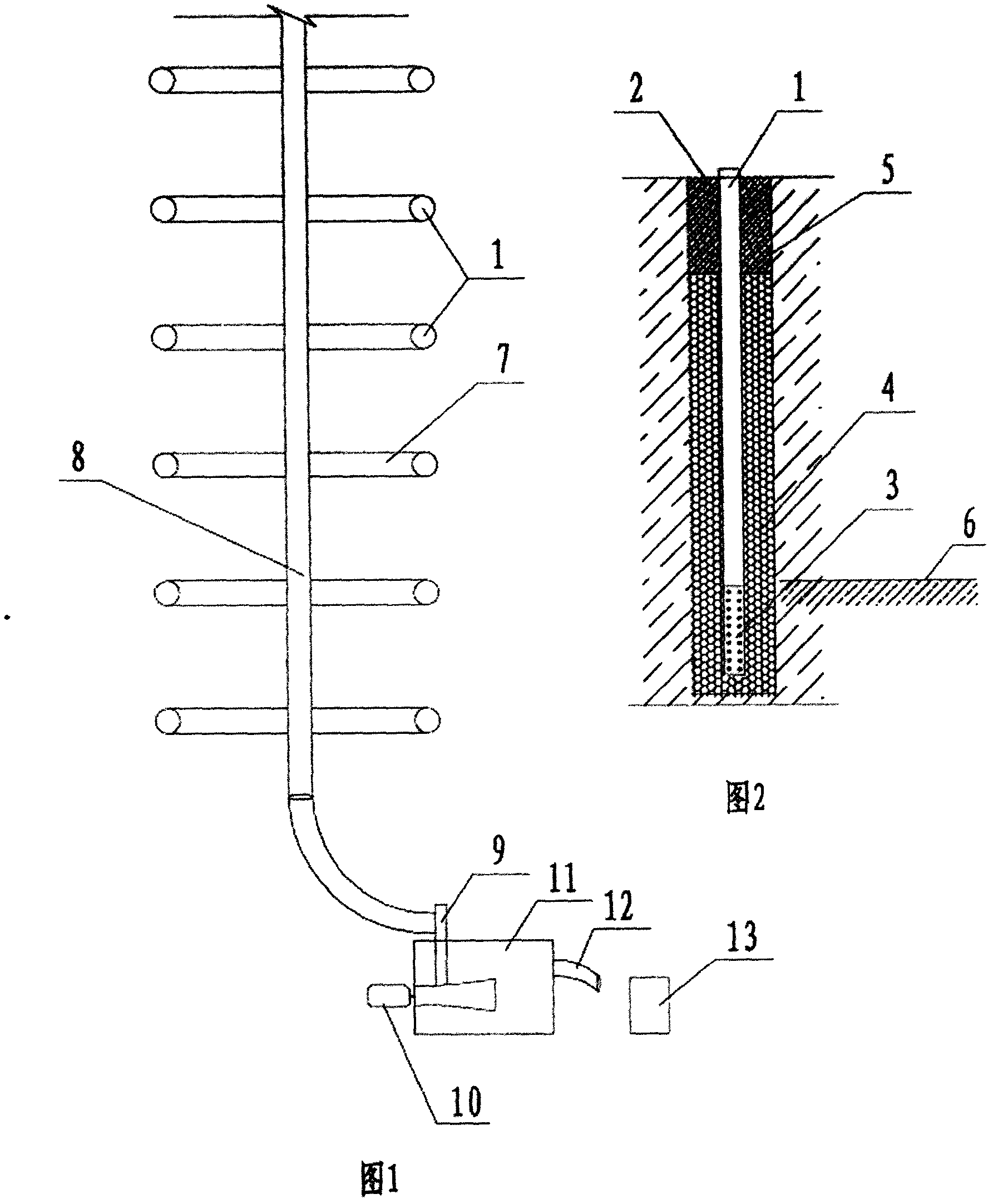 Method for dewatering large-area foundation pit on silt stratum