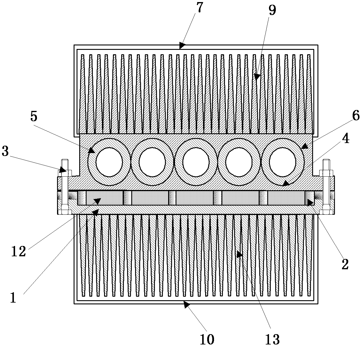 Thermoelectric power generation device implemented on driving vehicles