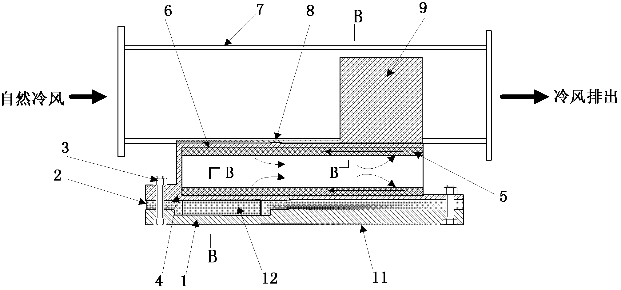 Thermoelectric power generation device implemented on driving vehicles