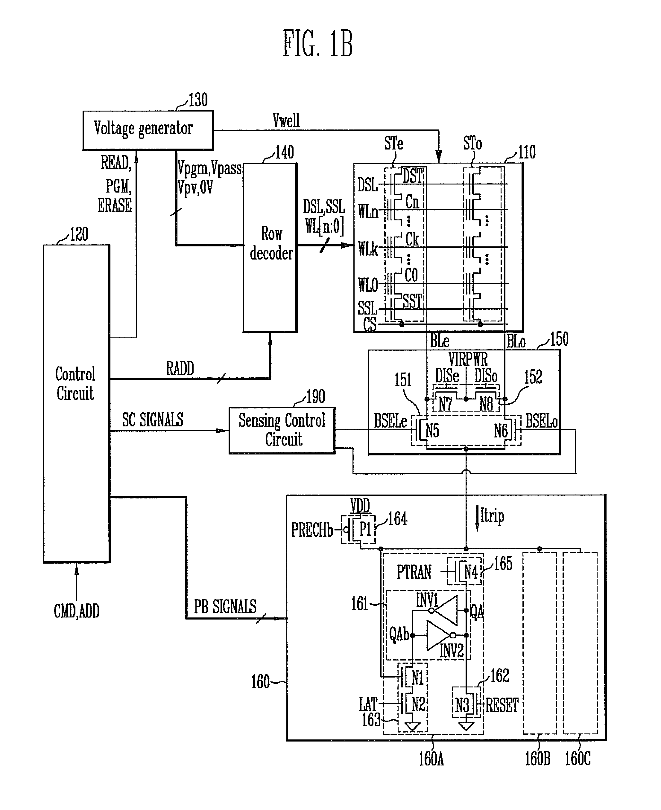 Semiconductor memory device and method of operating the same