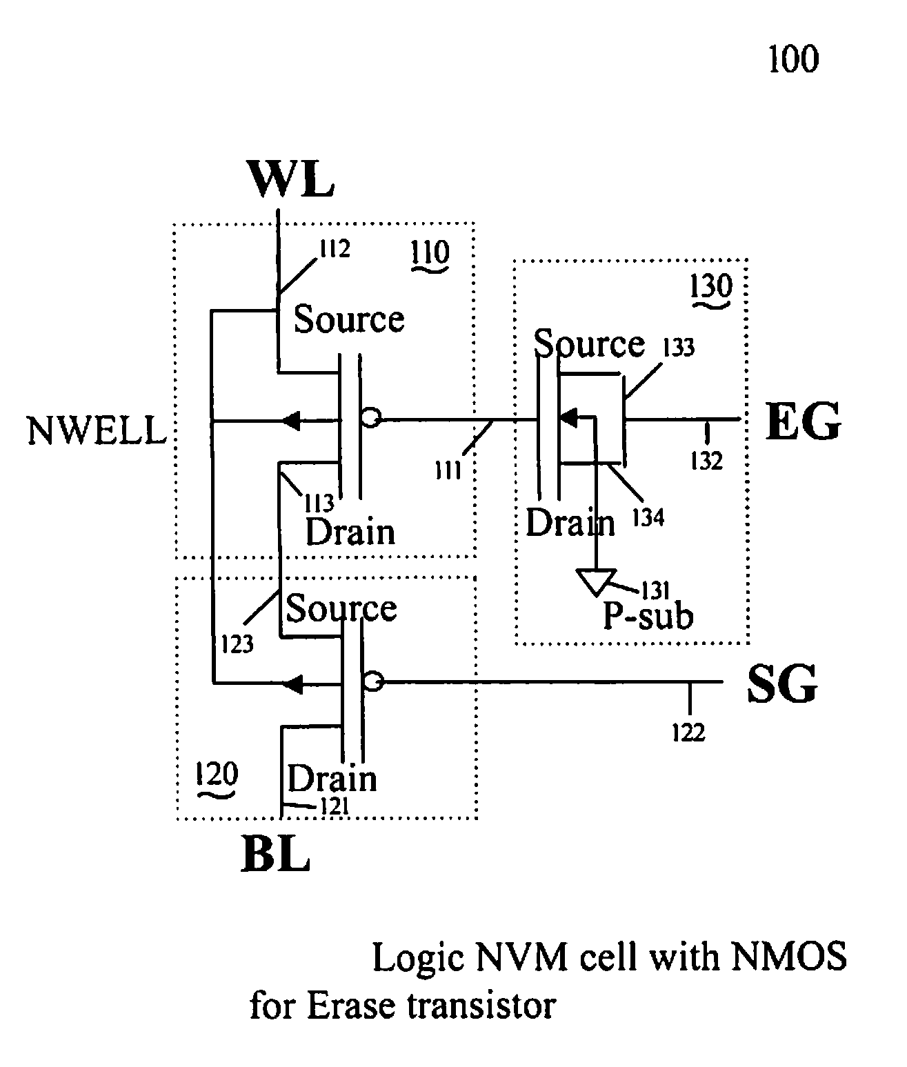 CMOS Logic Compatible Non-Volatile Memory Cell Structure, Operation, And Array Configuration