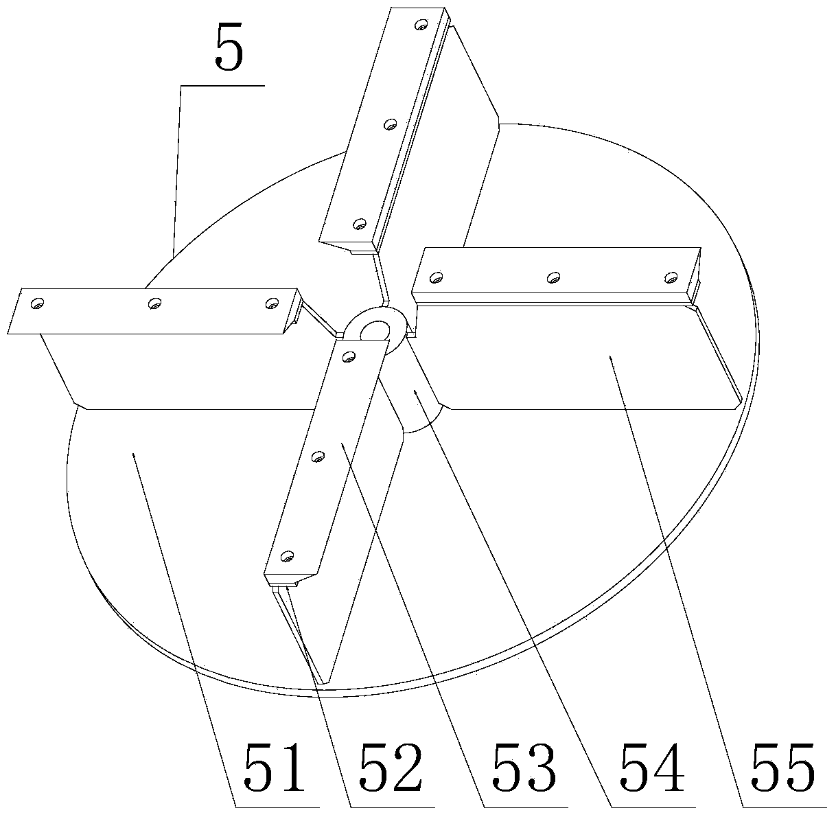 Straw cutting and pneumatic-conveying oriented throwing device