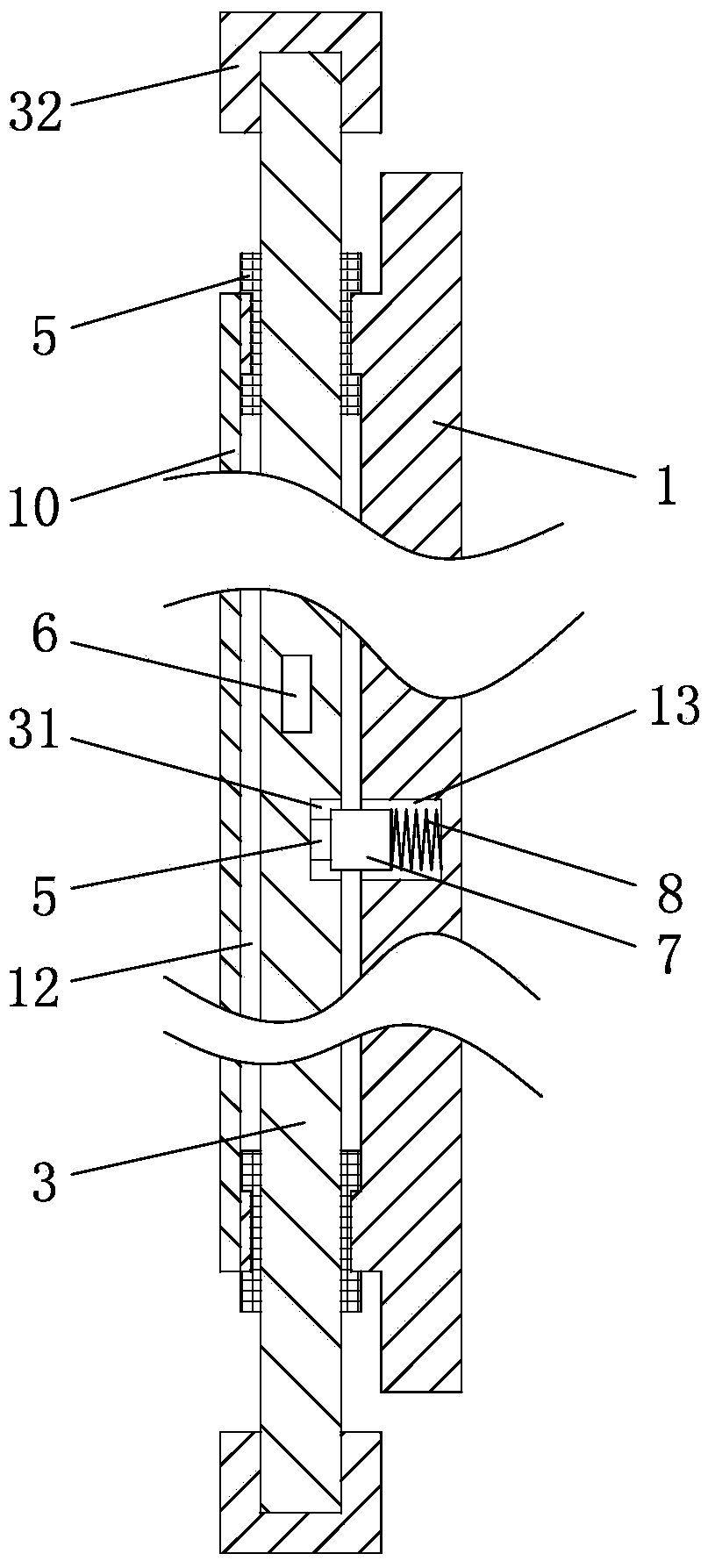 Detachable conveying device