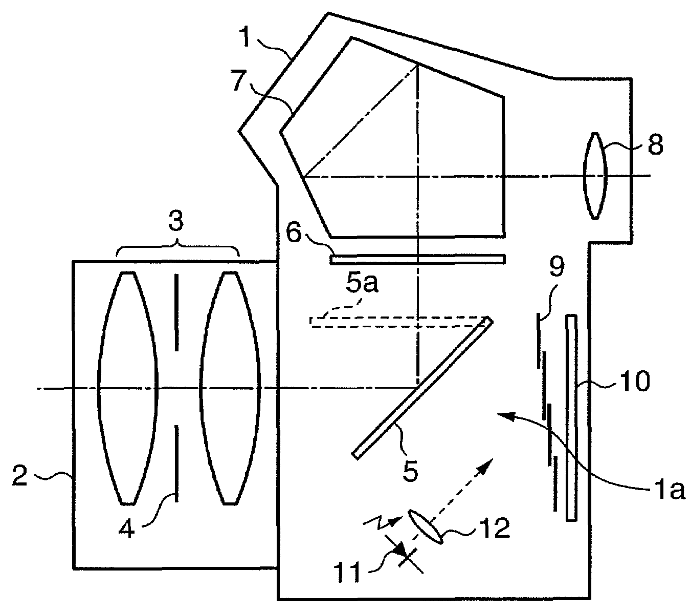 Camera with shutter speed detection and correction
