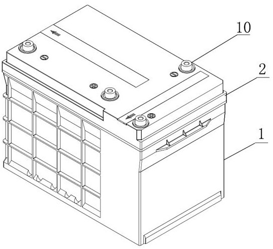 A kind of super start-stop starter battery