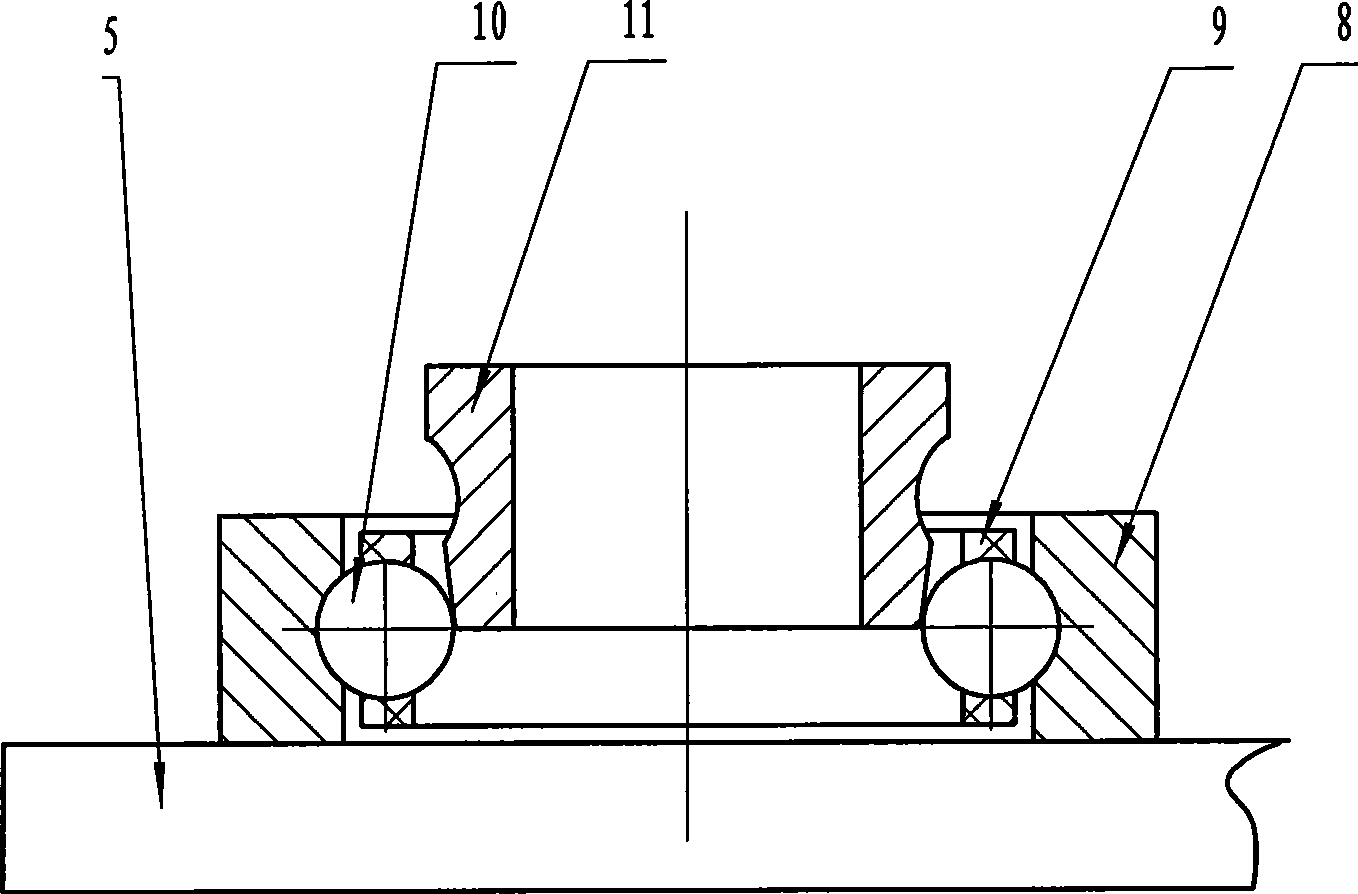 Thermal assembling method for angular contact ball bearing and heating apparatus
