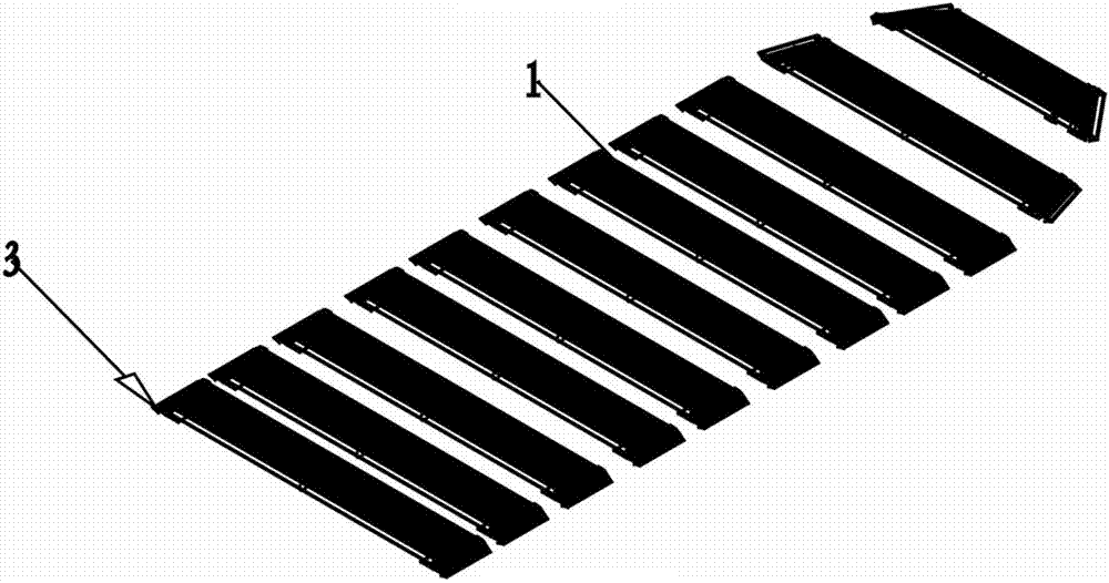 Foldable floor structure for inflatable boat and inflatable boat