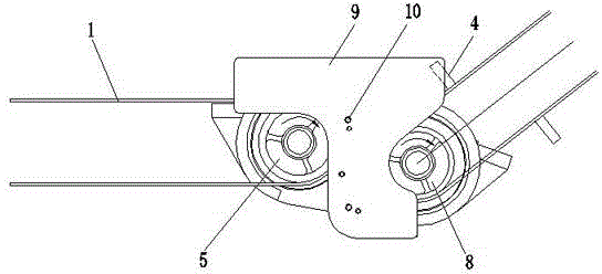 Bare bobbin conveying device of automatic winder