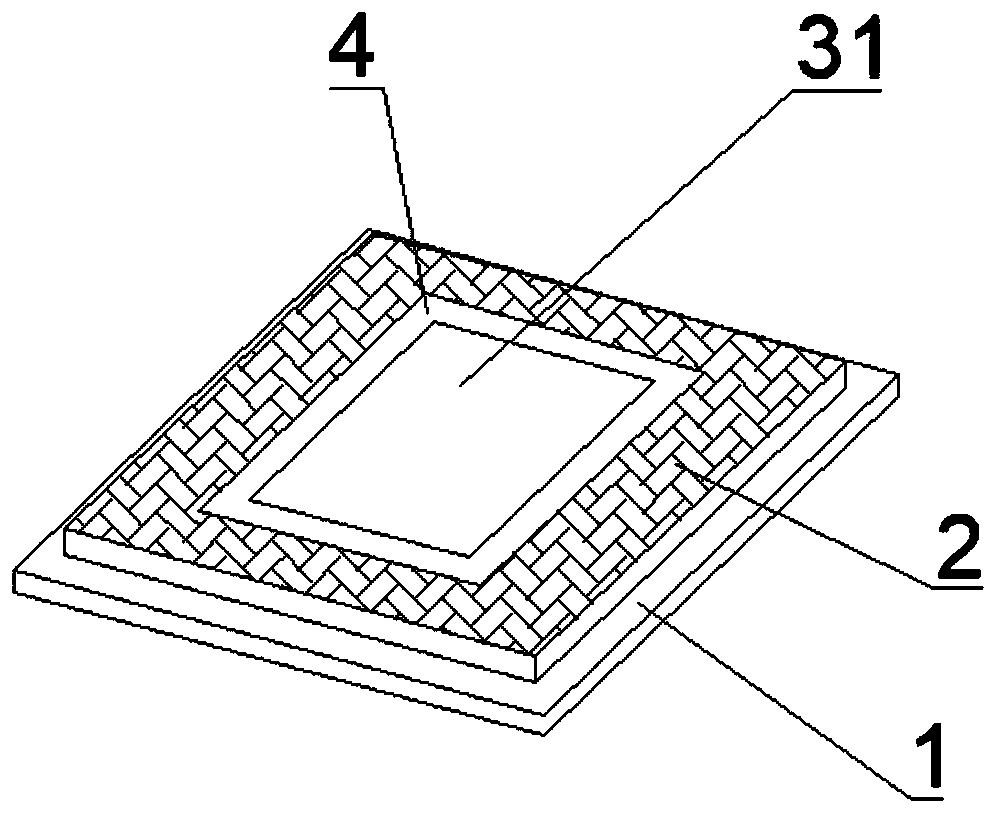 Composite screen plate based on steel sheet and processing technology thereof