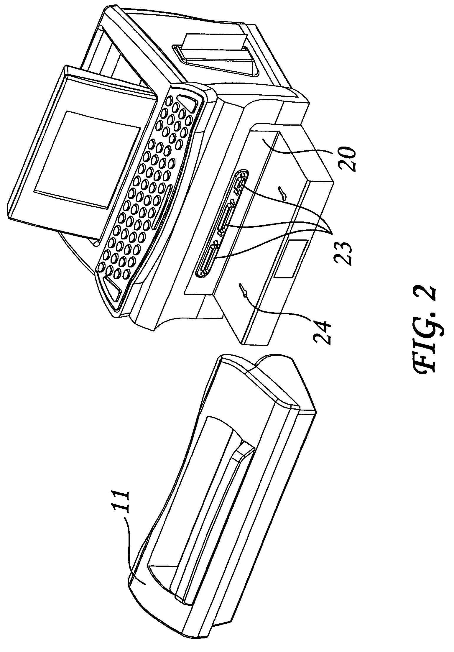 Compact configurable scanning computer terminal