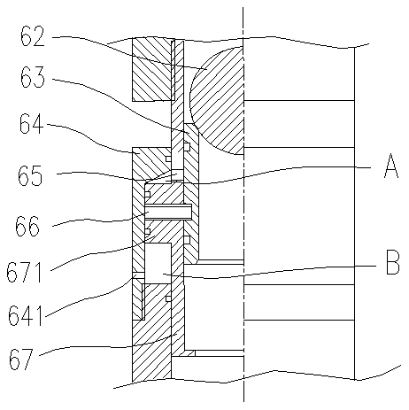 Anchoring type water injection process pipe column and use method thereof