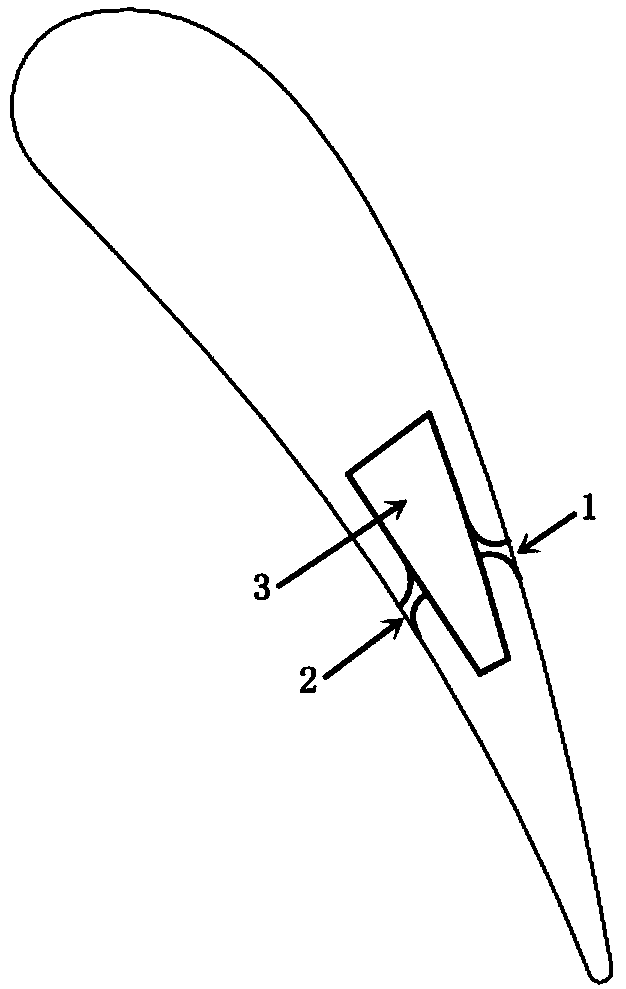 Transonic gas film cooling hole