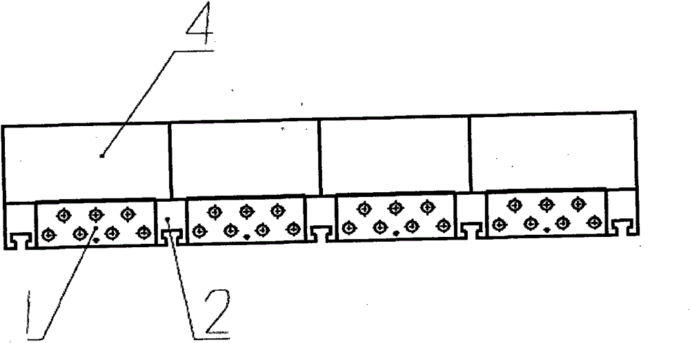 Heating/heat insulation platform of heat former