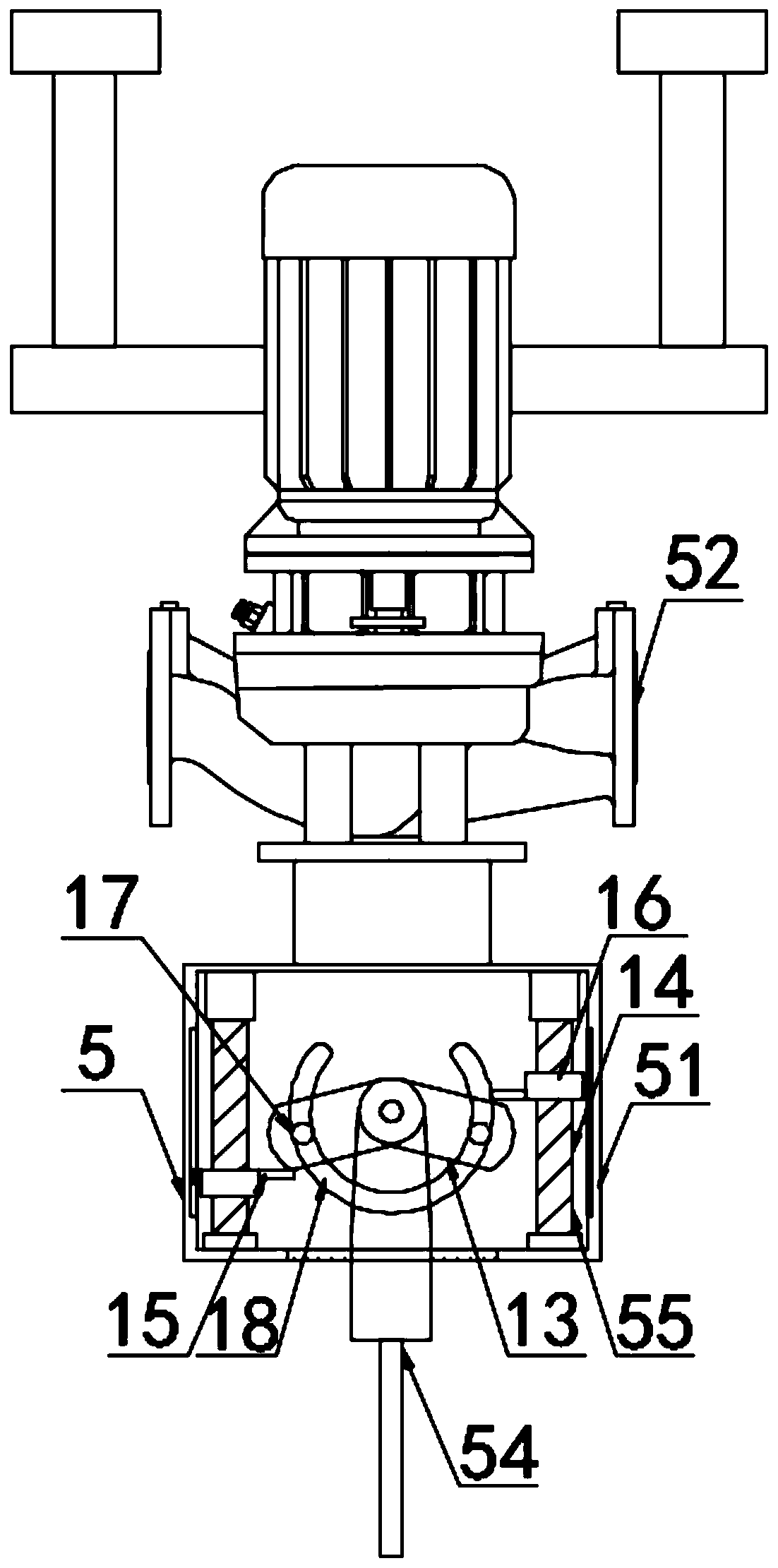 A Cylinder Head Camshaft Oil Hole Chamfering Device