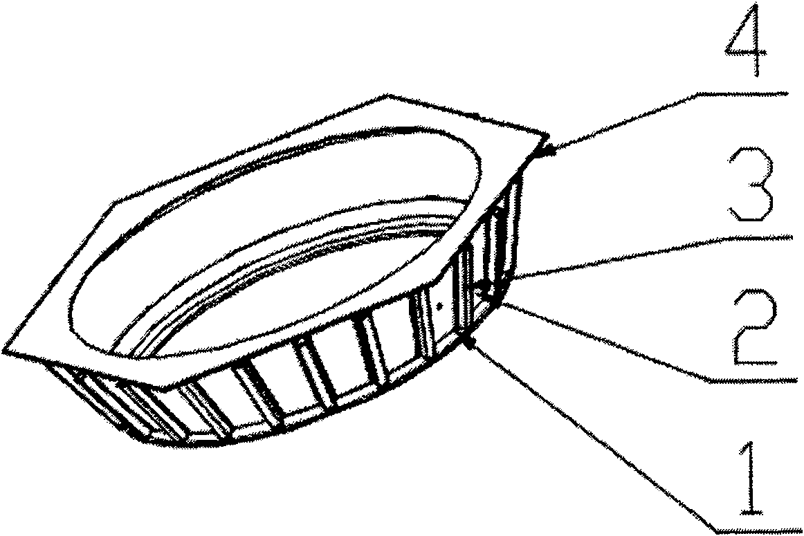 Spacecraft main bearing structure