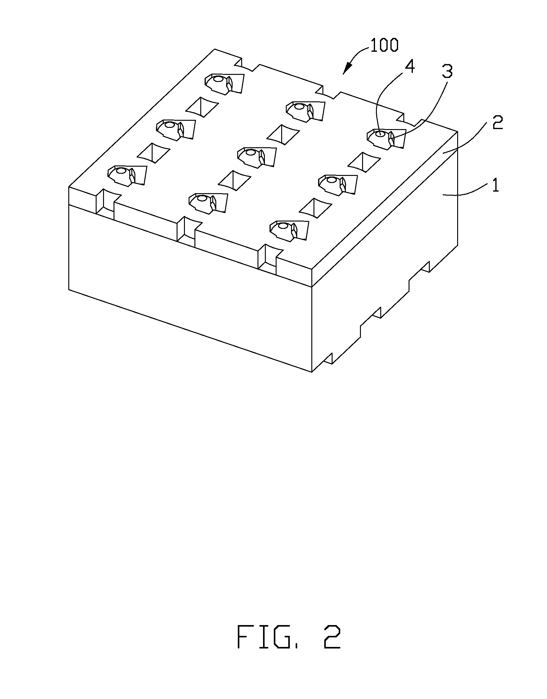 Shielding socket with two pieces housing components
