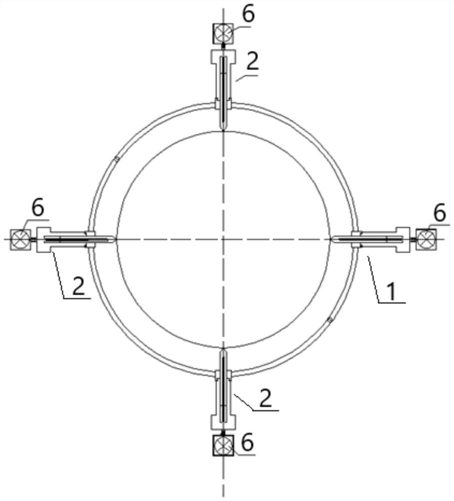 Positioning device and positioning method for circular-tube-shaped structure