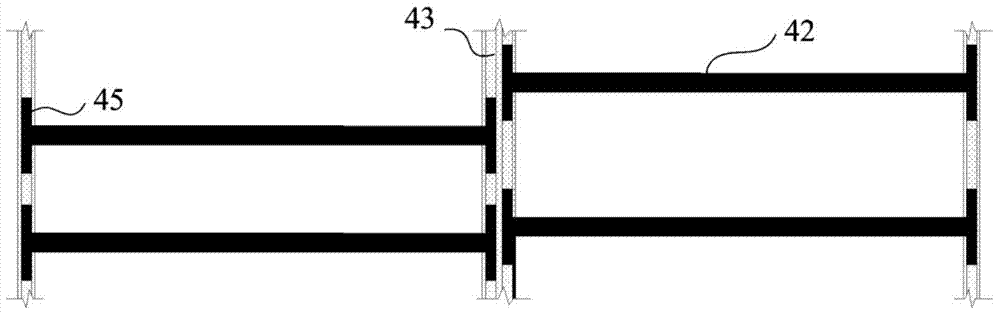 Single-axis mobile multi-track parallel independent 3D printing device and printing method