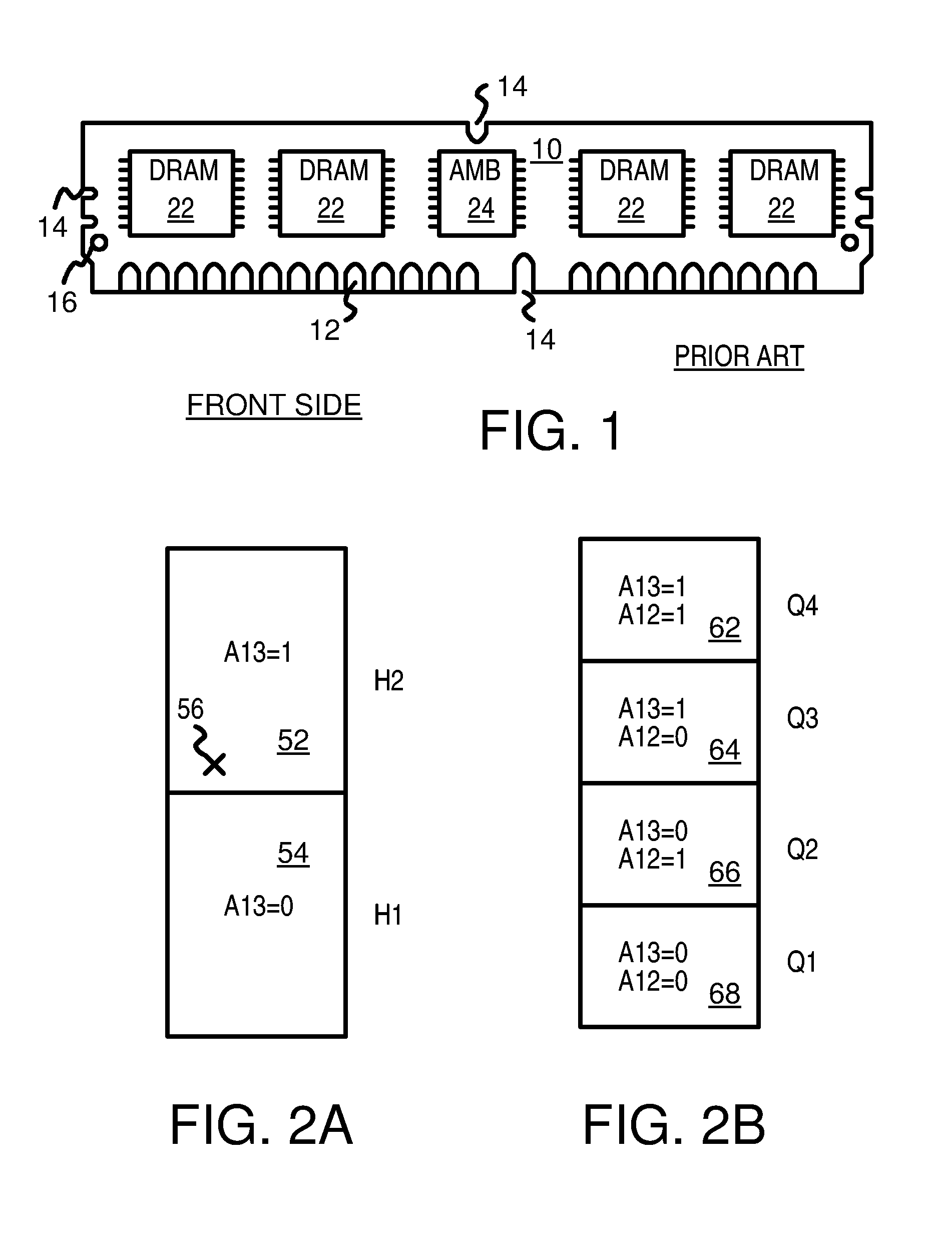 Memory module with a defective memory chip having defective blocks disabled by non-multiplexed address lines to the defective chip