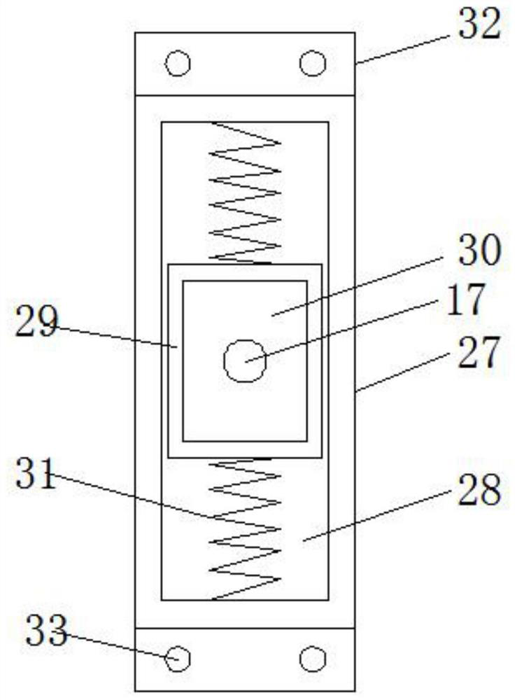 A polishing device for materials