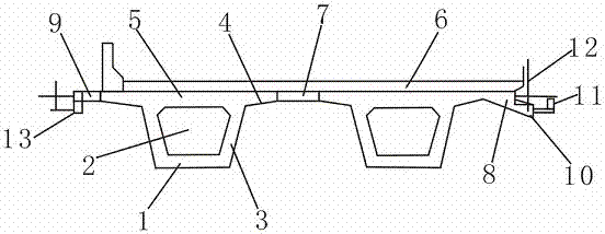 A box-type bridge assembly structure and installation method