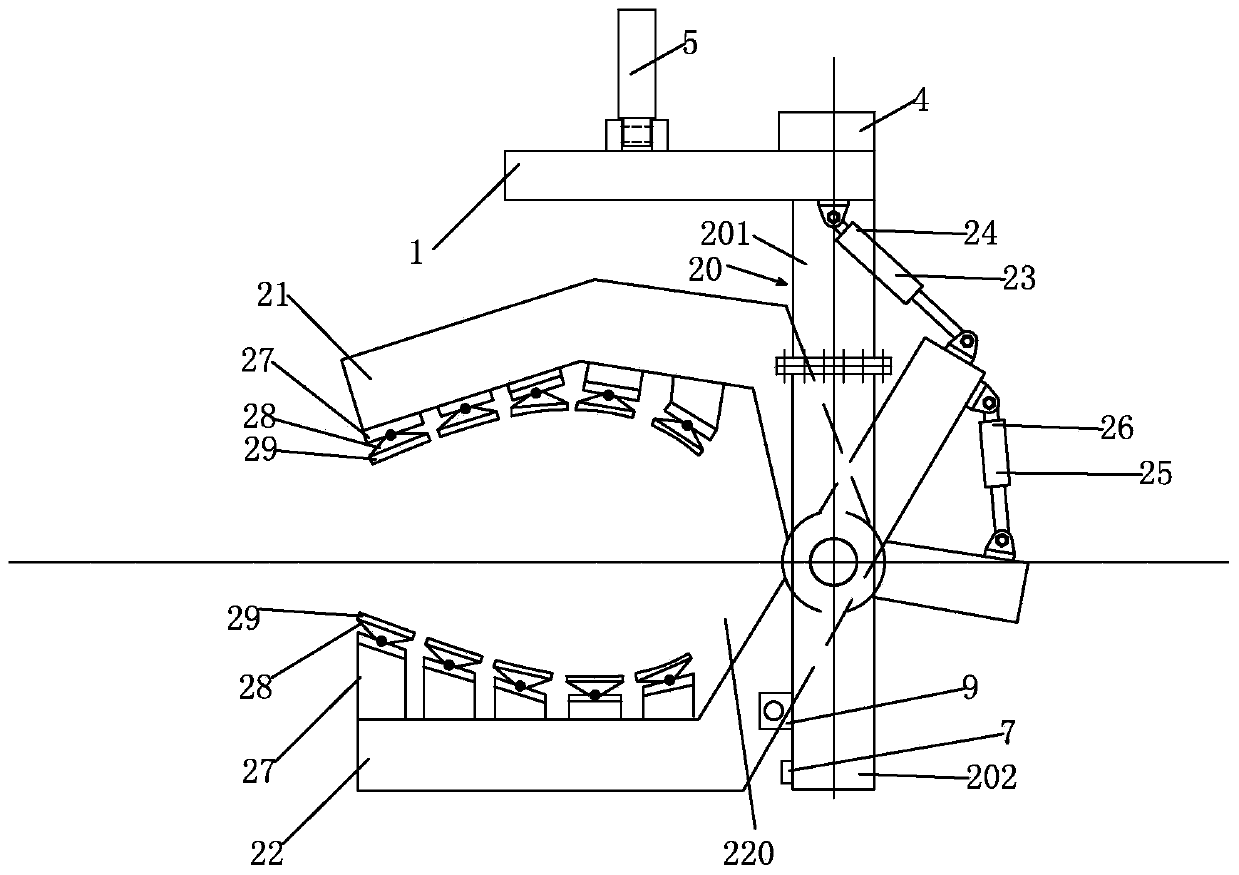 Adjustable offshore large wind power blade lifting appliance and lifting method thereof