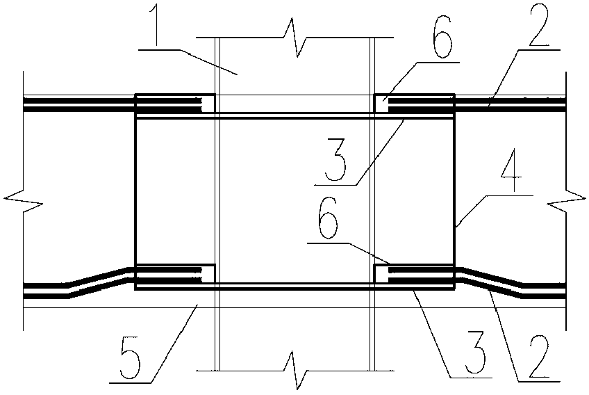 Project beam-column joint for reverse building method