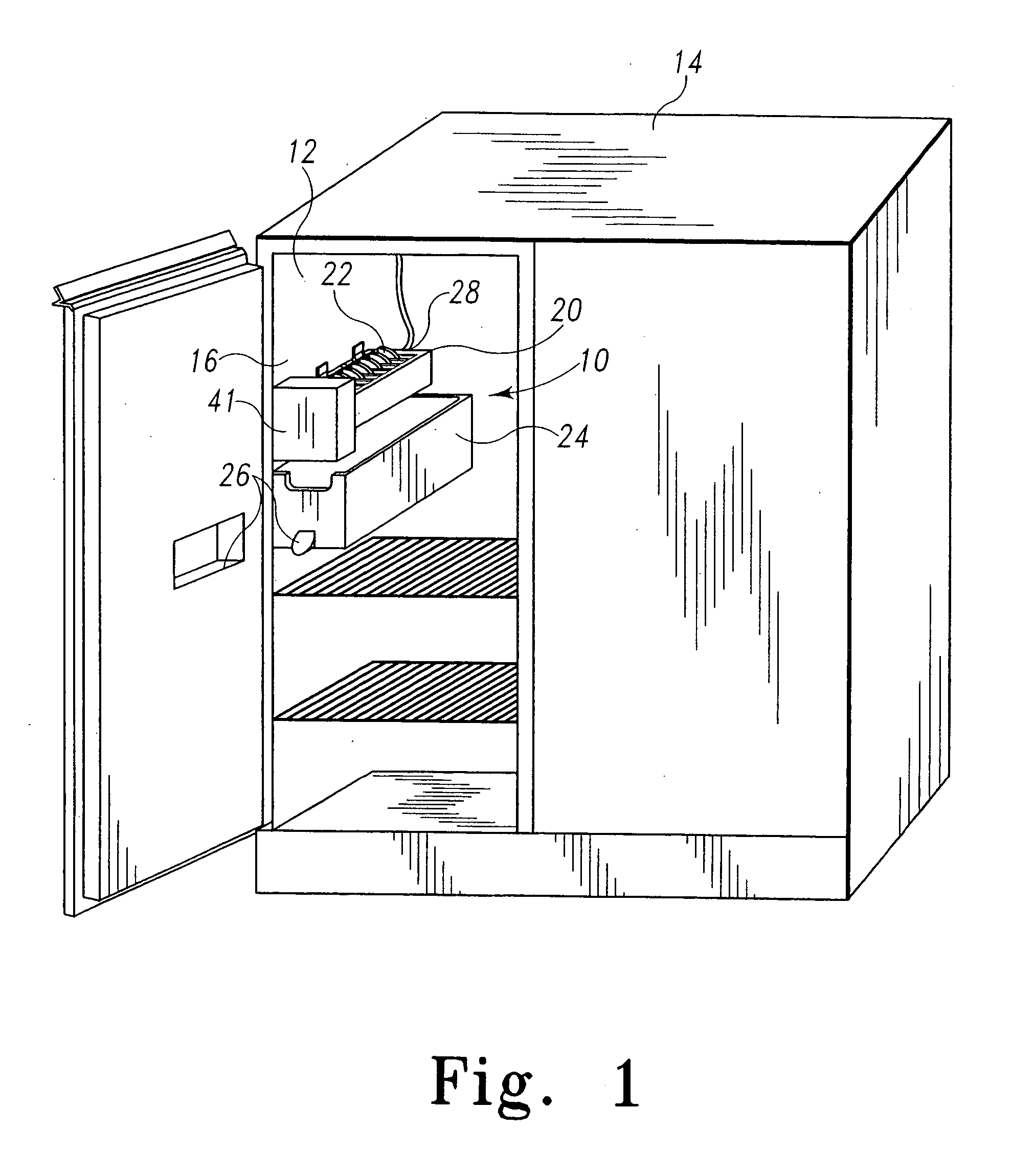 Ice maker with adaptive fill