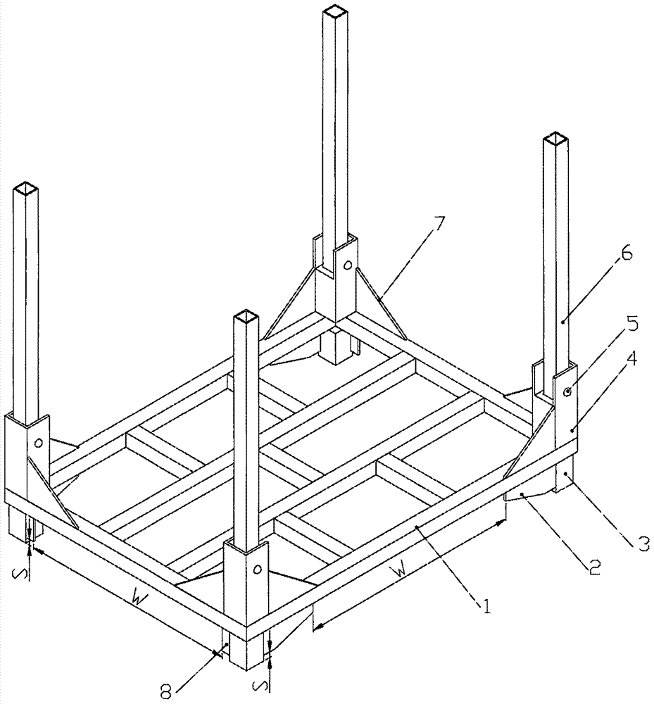 Framework type foldable combined material basket