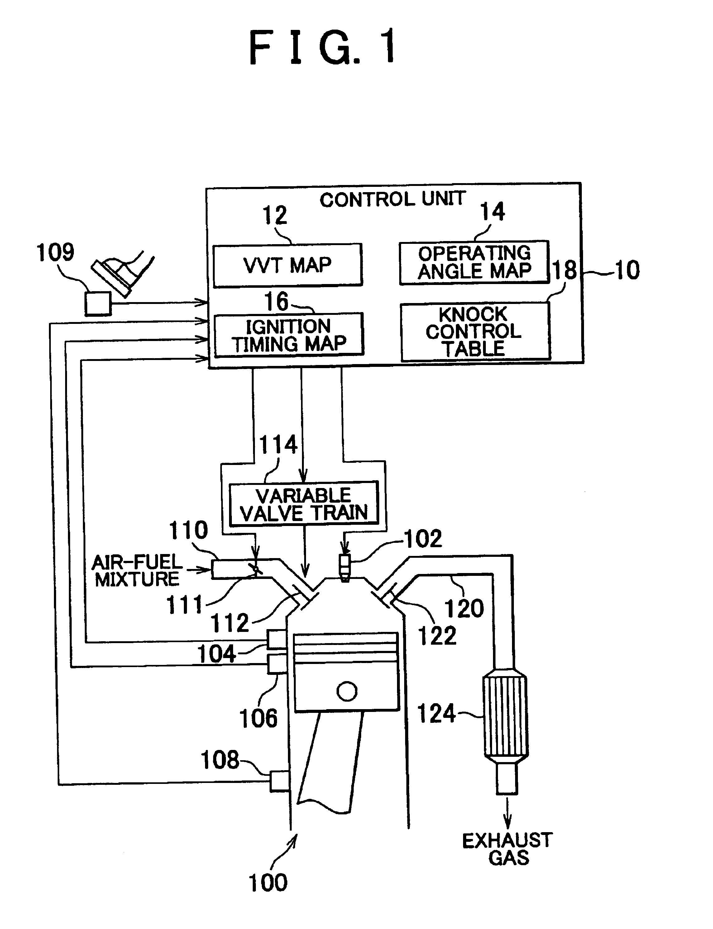 Control system and method for internal combustion engine with variable valve mechanism