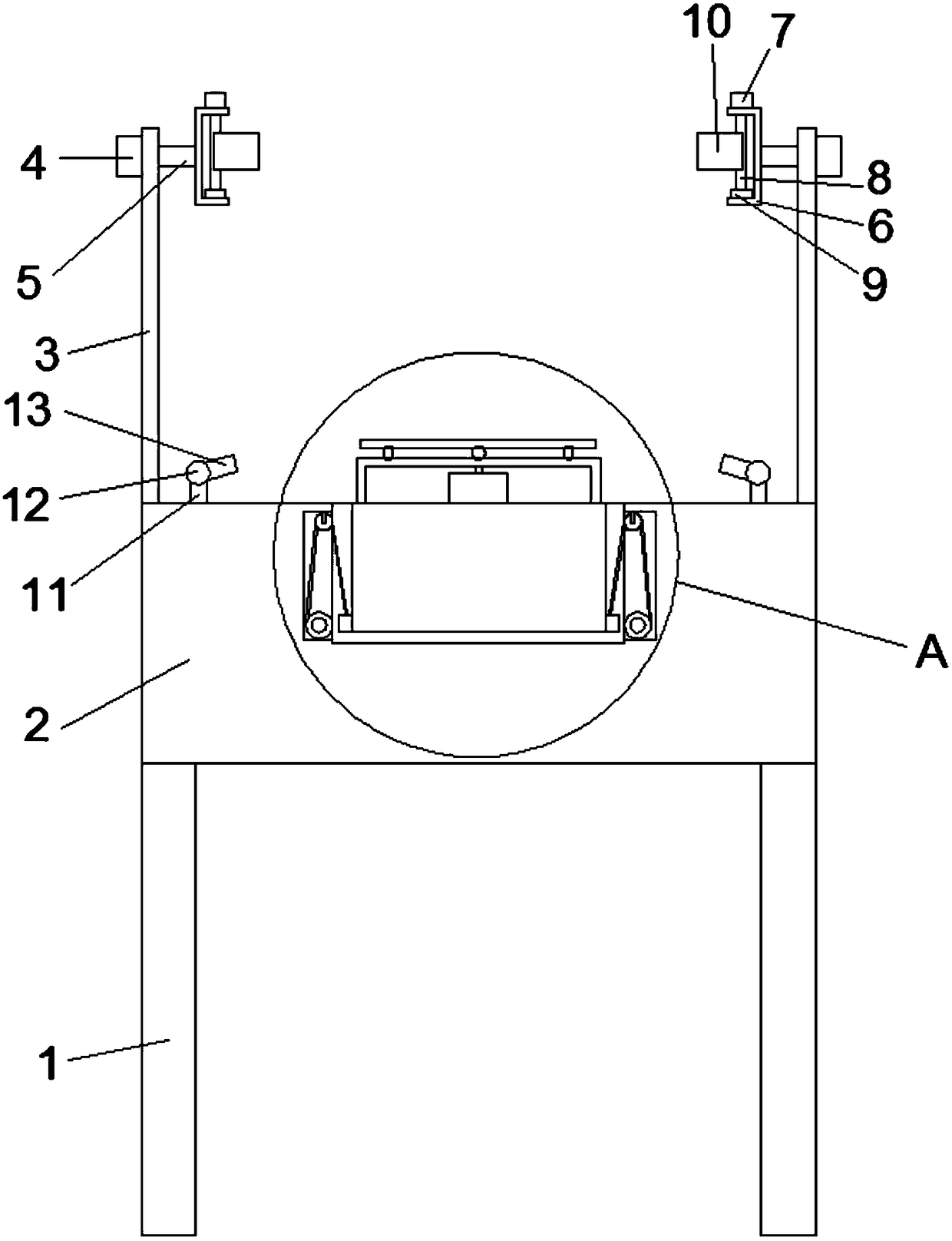 Light display table for exhibition display