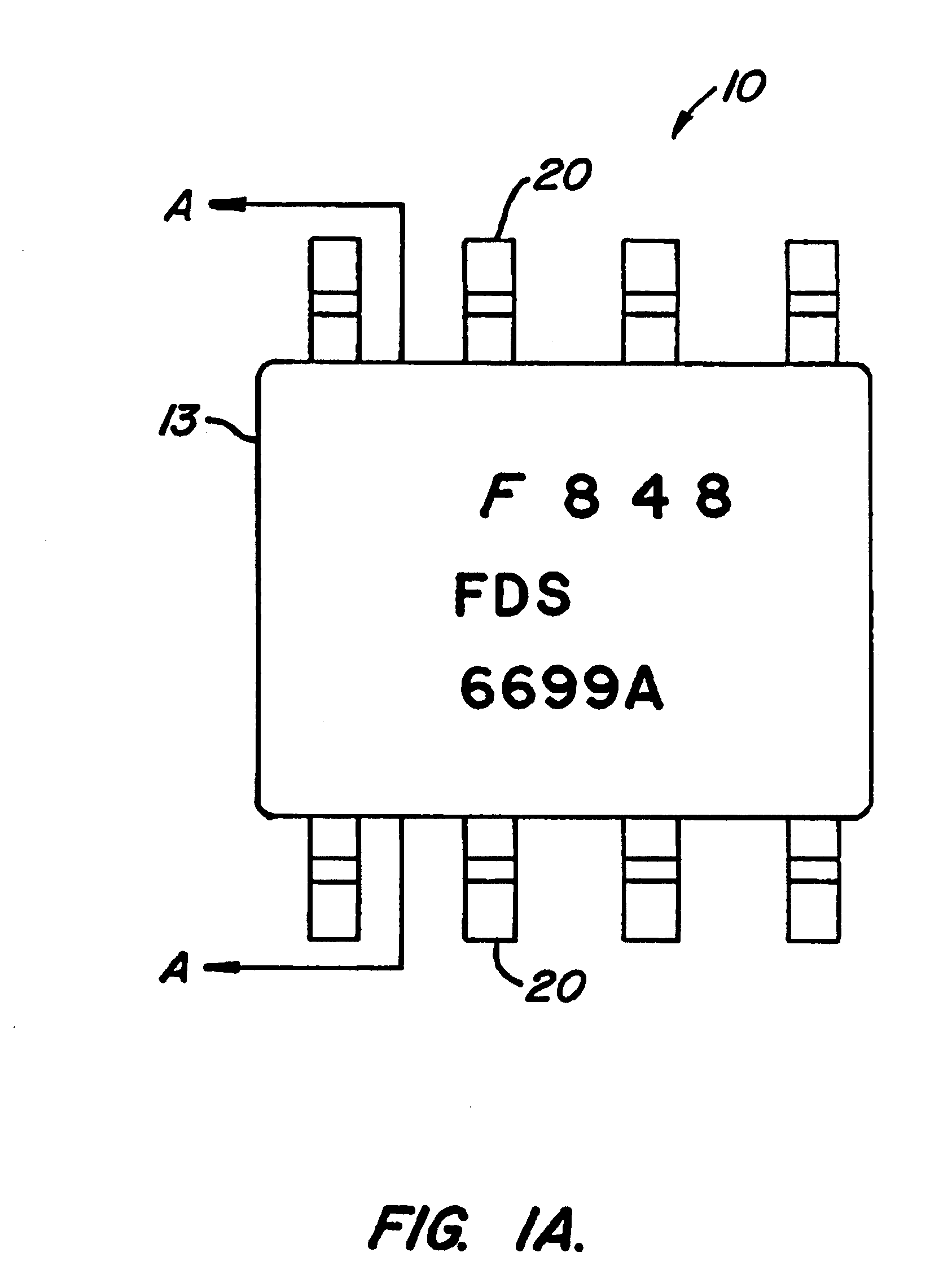Flip chip in leaded molded package and method of manufacture thereof