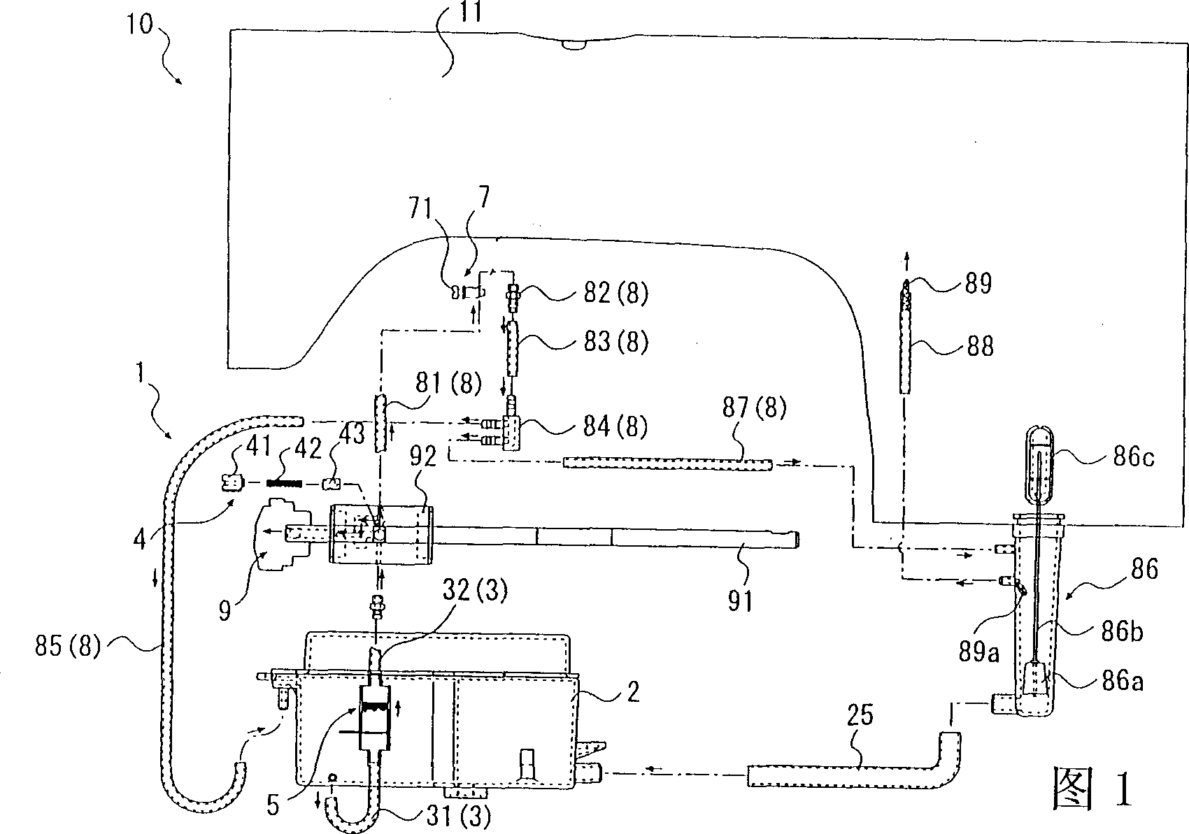 Lubricating device for sewing machine