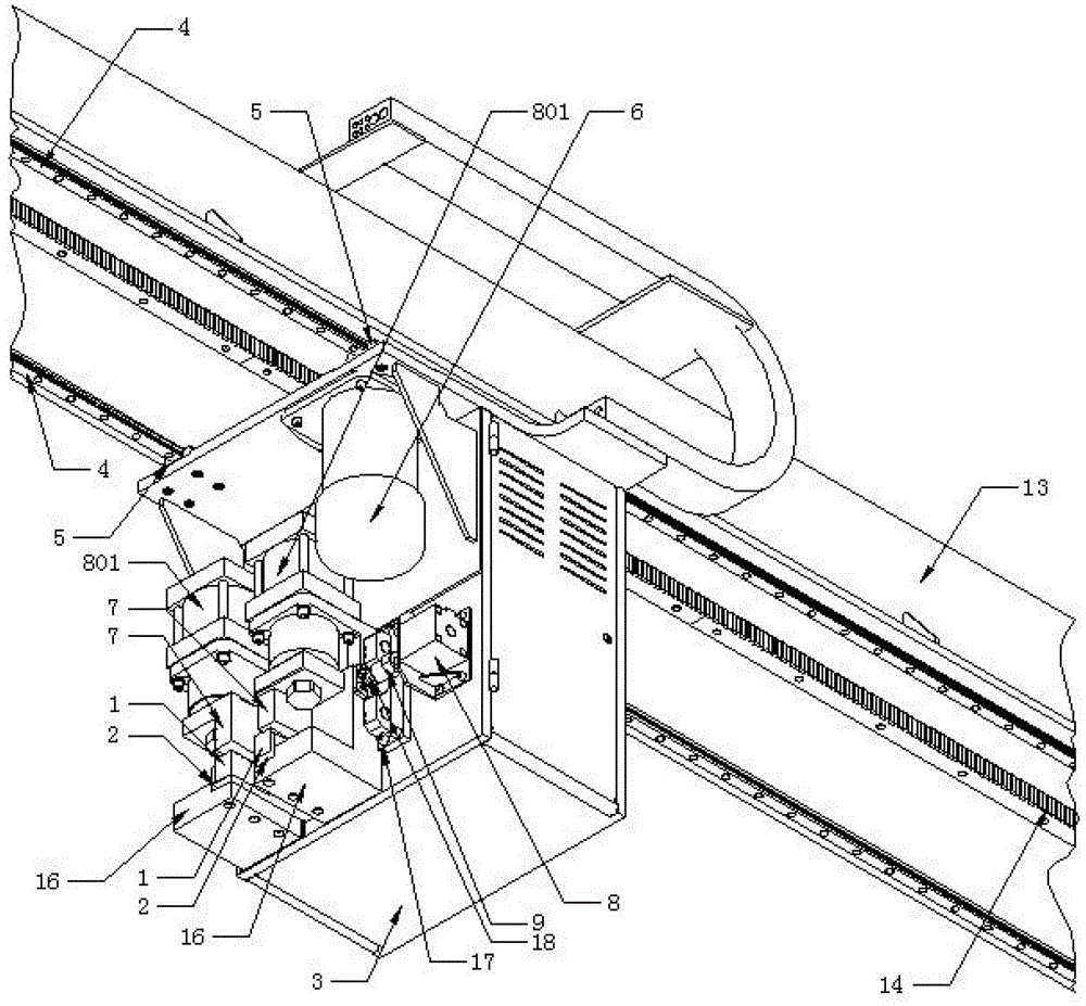 Cold-rolled wire online automatic rebar butt welding device