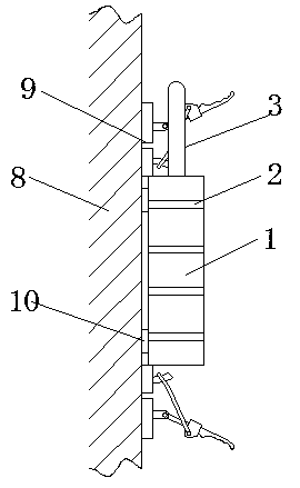 Wall-mounted wireless router