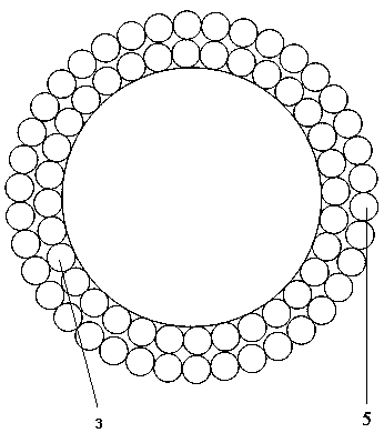 Method for flexible connection of armored layers of two cables