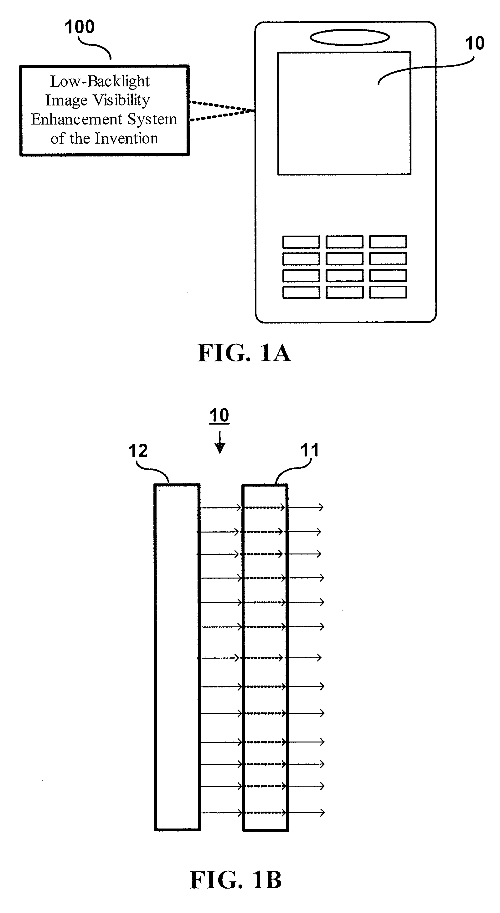 Low-backlight image visibility enhancement method and system
