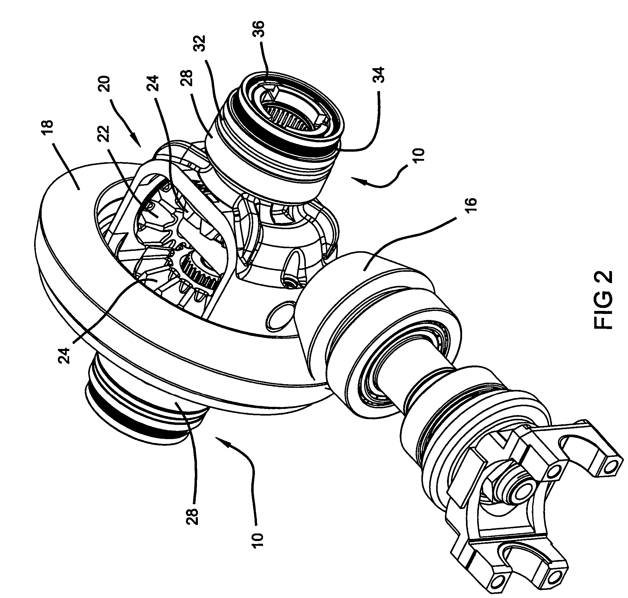 Axle assembly with bearing adjustment mechanism
