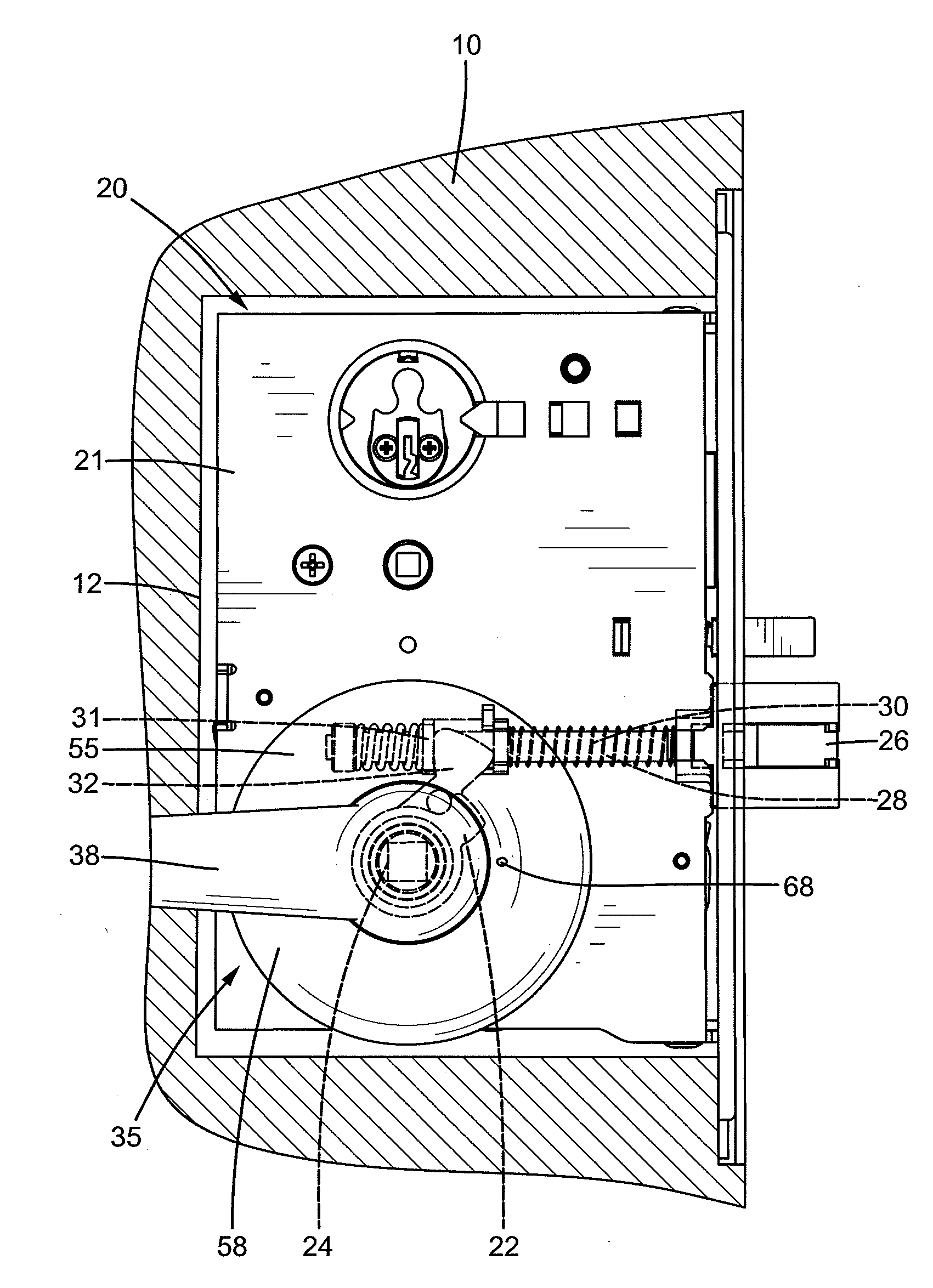 Operational Device for Lock