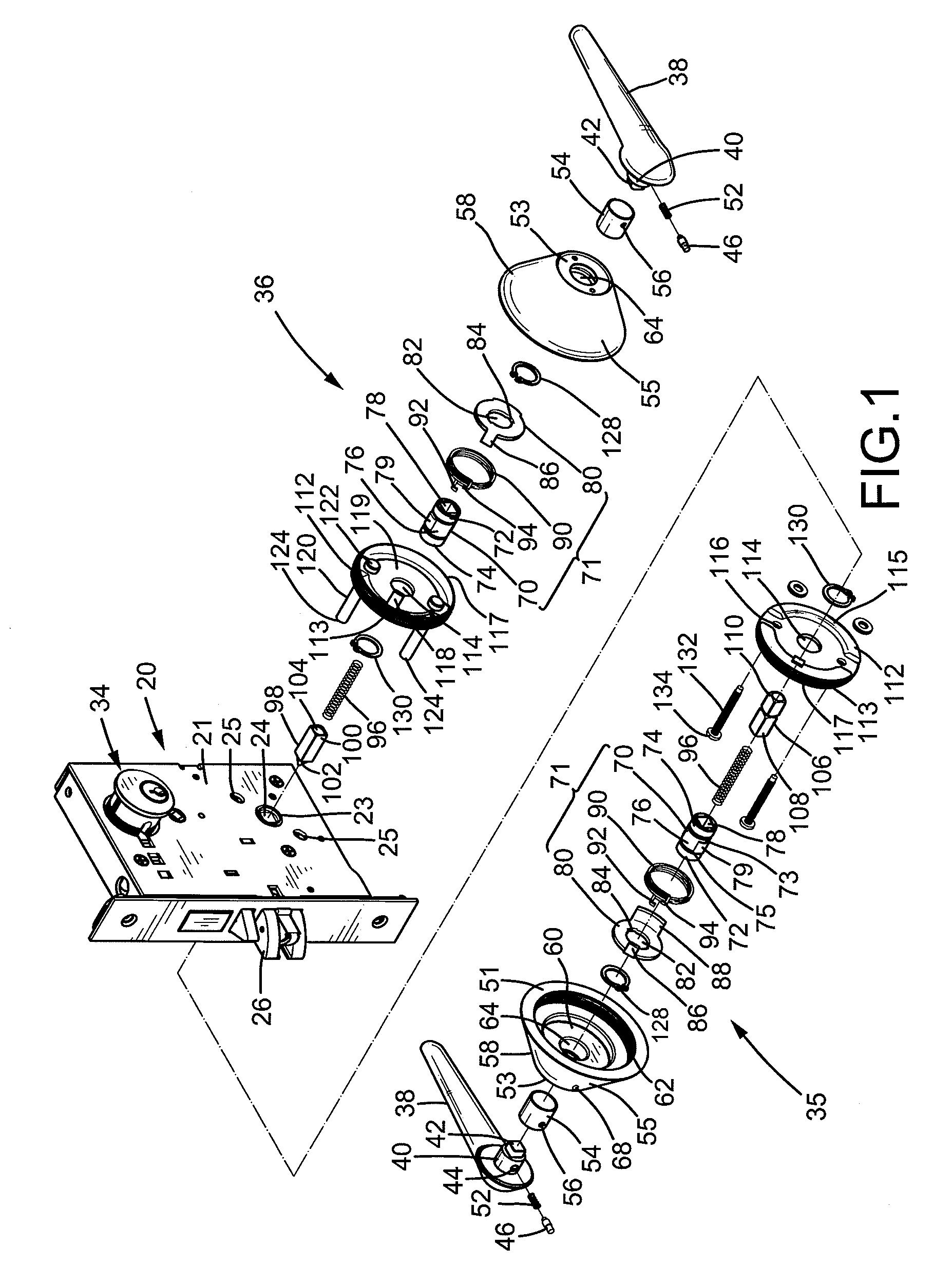 Operational Device for Lock