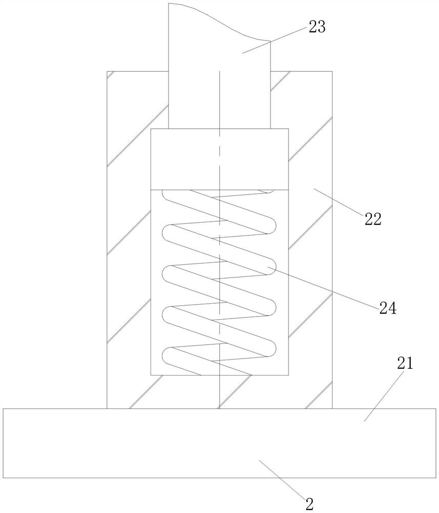 Film pressing device for plastic bag molding production and processing