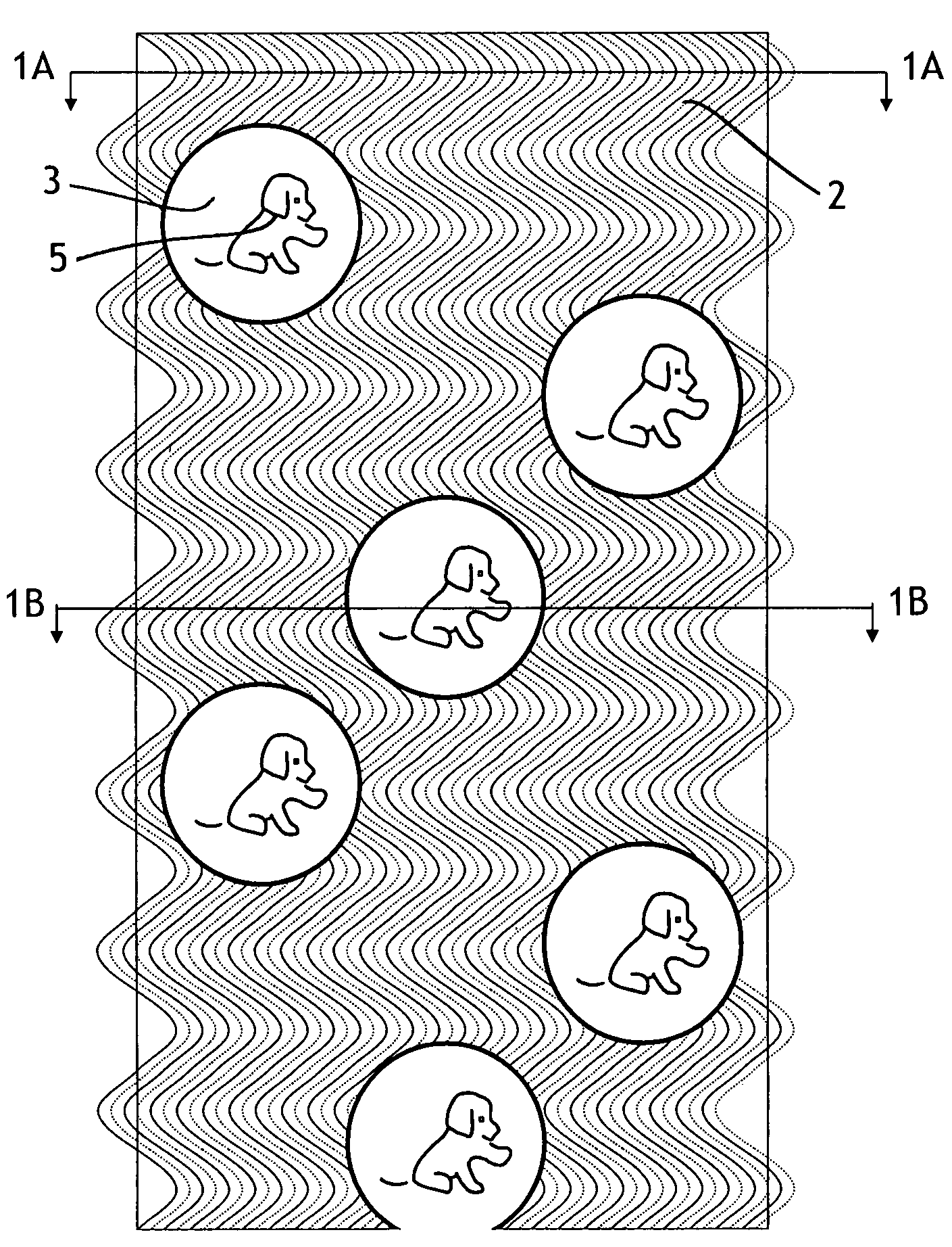 Woven throughdrying fabric having highlighted design elements