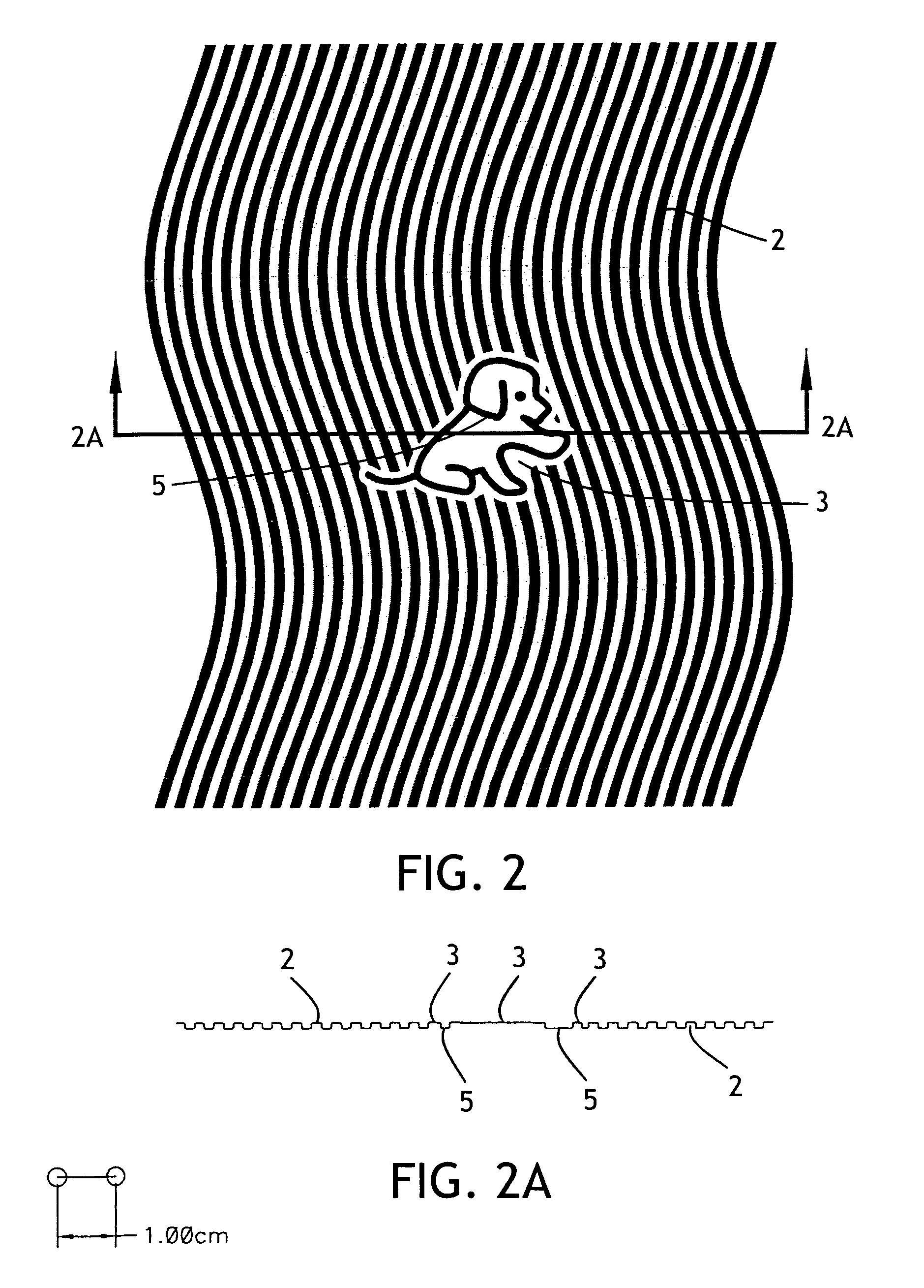 Woven throughdrying fabric having highlighted design elements