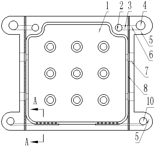 Assembly type double-feeding membrane filtering plate