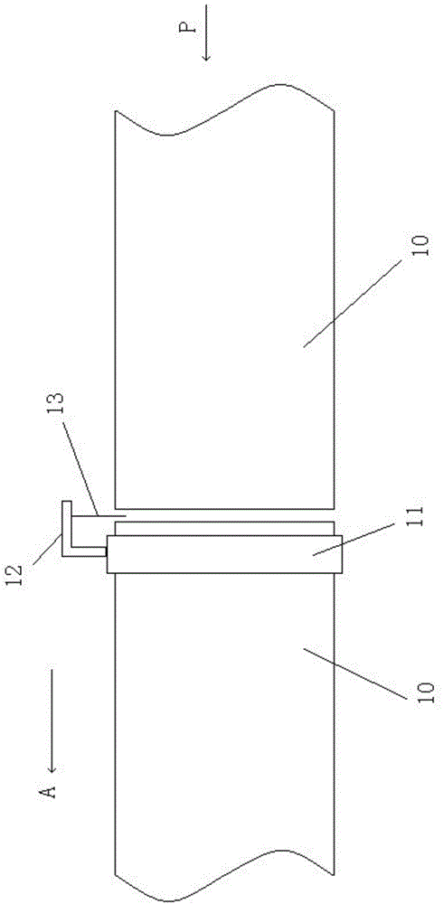 Tool for auxiliary adjustment of automatic welding tungsten electrode inclined angle