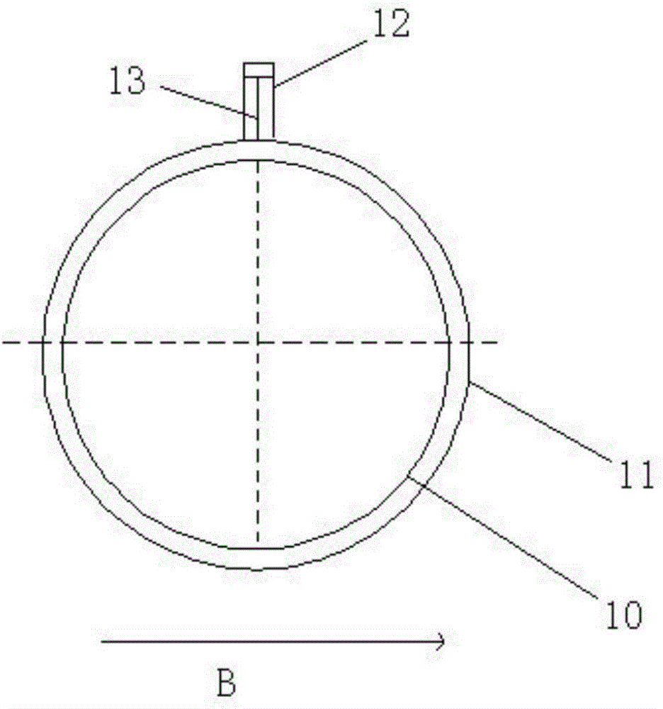 Tool for auxiliary adjustment of automatic welding tungsten electrode inclined angle