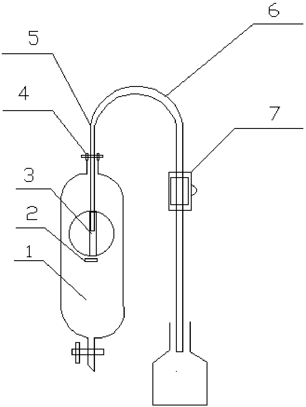 Full-automatic siphon concentration device