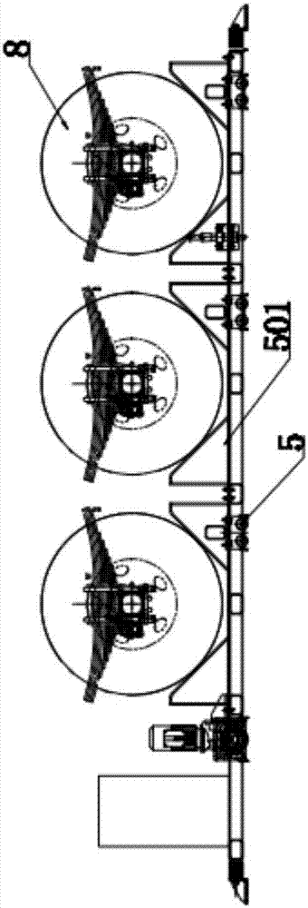 System and method for jointly assembling axles and chassis of semi-trailers