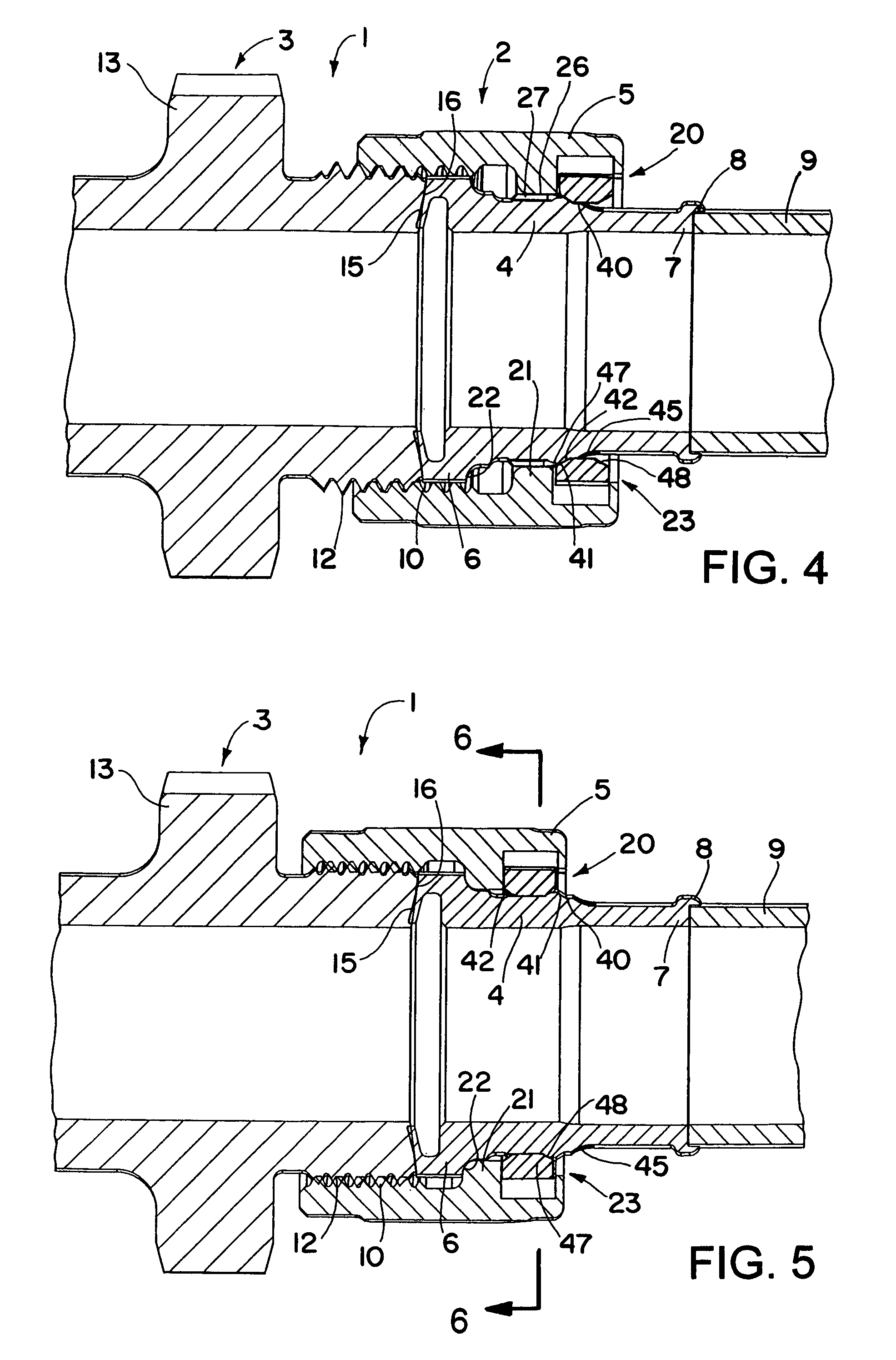 Coupling assembly with retention mechanism